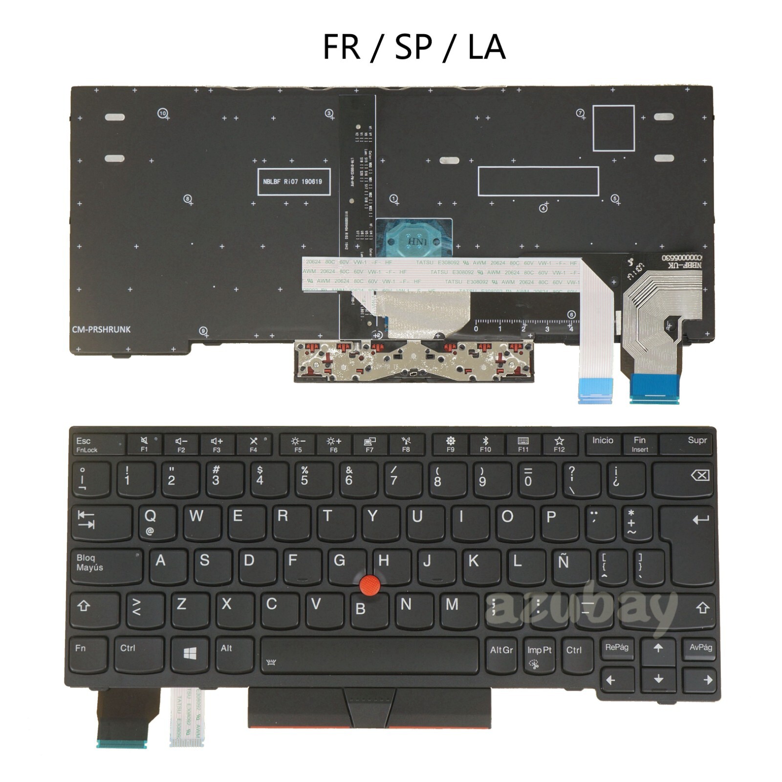 Tradebit Tastatur Für Lenovo ThinkPad L13 X280 X390 - US QWERTY LED