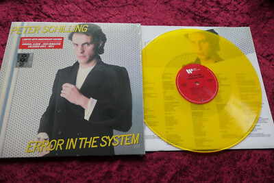 PETER SCHILLING...LP...Error In The System ( edition in Color Yellow )