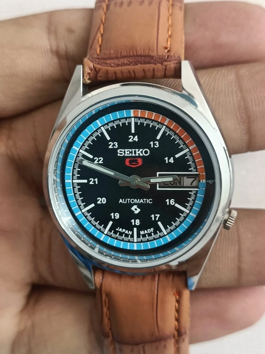 Seiko 5 automatic day date vintage sale