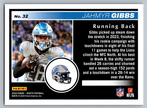 2024 Panini Zenith Football Retail Base 1-200 Pick your card - Picture 67 of 277