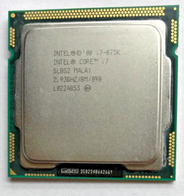 Intel Core i7-875K SLBS2 - Quad Core - 2,93GHz / 8MB / 09B - Sockel 1156 #1441
