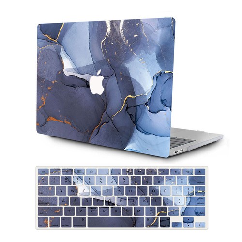 Marbled Frosted Matte HardShell+Keyboard Cover for MacBook Pro Air11 13 14 15 16 - Picture 5 of 58