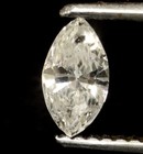 loose marquise diamond Natural fancy cut .46ct  6.9x3.8x2.1mm I1 I estate — photo 2