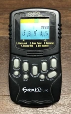 Excalibur Casino Handheld Electronic 5-in-1 Games & Calculator Poker, Black Jack