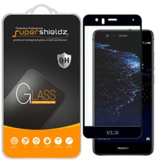 2x Supershieldz for Huawei P10 Lite Full Cover Tempered Glass Screen Protector