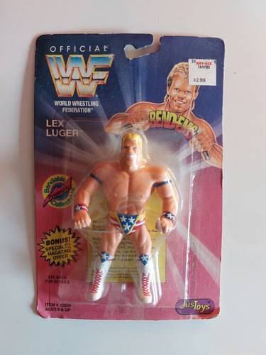 WWF Bend Ems - Lex Luger Series 1 - On Card - Just...