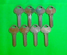 CORBIN RUSSWIN ORIGINAL KEY BLANKS   N26  6 PIN, LOT OF (8),  LOCKSMITH,NO LOGO