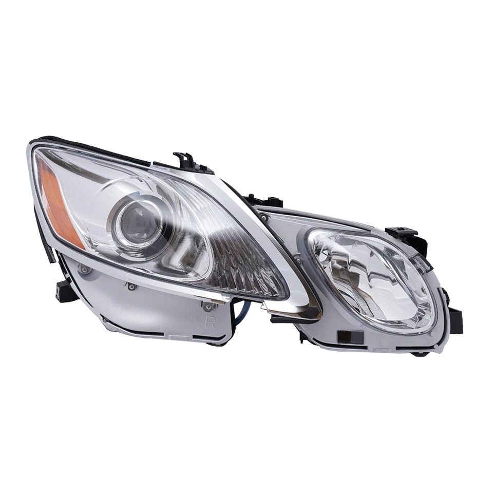 Pair For 2006-2011 Lexus GS300 GS350 GS450h GS460 HID Headlight LH+RH Chrome Foto 2 de 4
