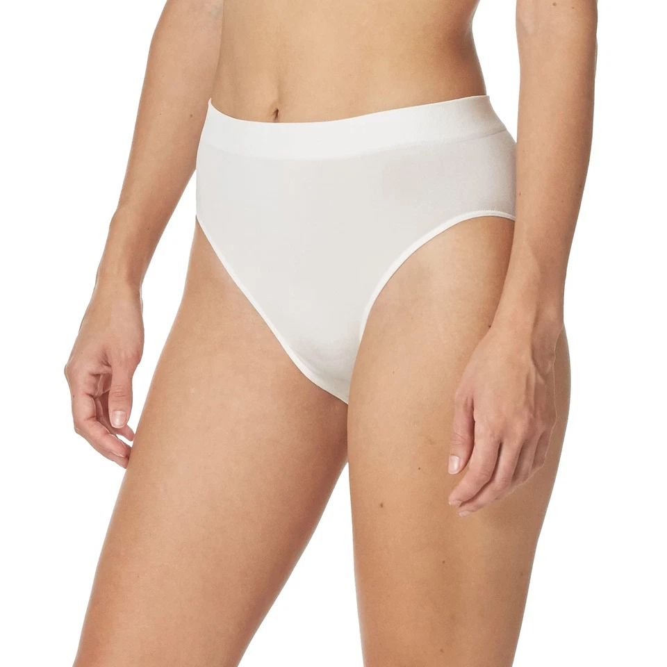 Panty calzoncillo Wacoal 294409 para mujer liso corte alto, blanco, grande Foto 3 de 3