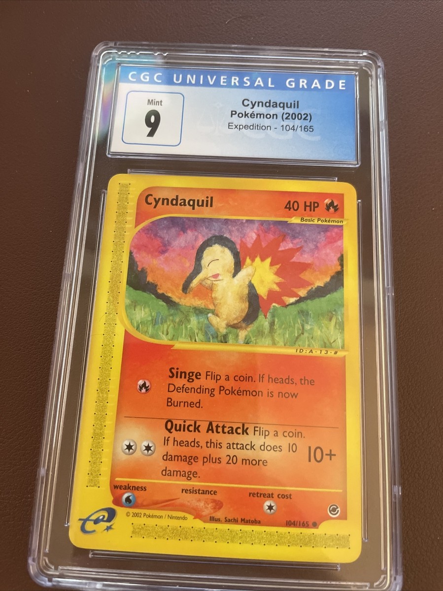 Cyndaquil 104/165 CGC 9 | eBay