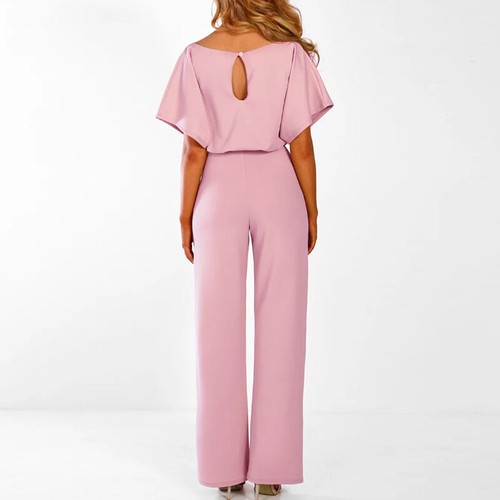 Einteiliger Overall Spielanzug Hose Strampler Elegant Lang Clubwear Damen- § - Bild 12 von 32