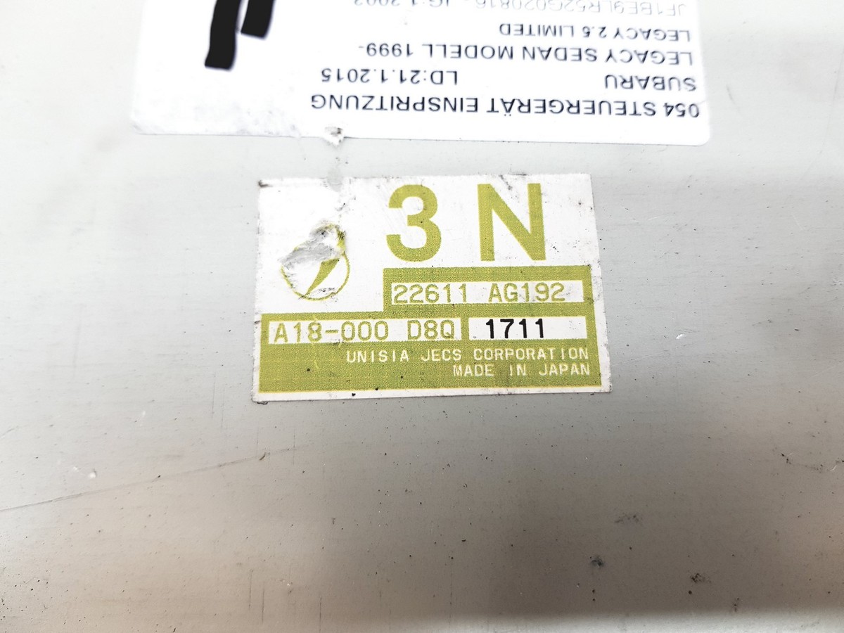 ECU Subaru 22611 AG192 A18-000 D8Q | eBay