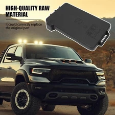 1x Plastic Fuse Box Cover Lid For Dodge For Ram 1500 2500 3500 68053635AB Black