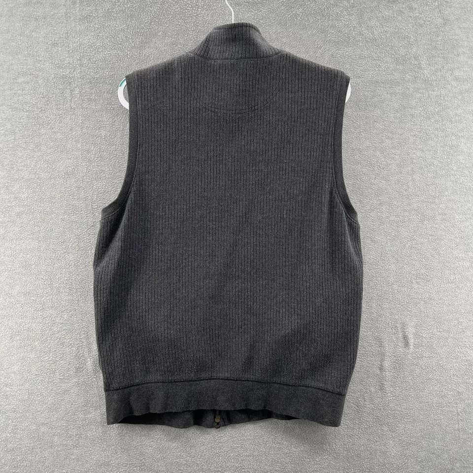 pendleton мужской серый свитер жилет L полный молнии карман флисовый жилет карманы - Изображение 2 из 4