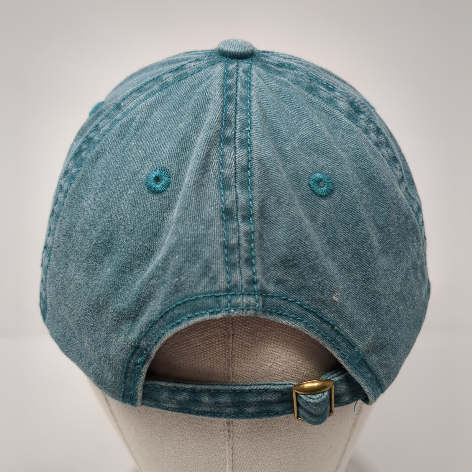 Unbranded Slideback Hat Solid Green One Size Adju… - image 5