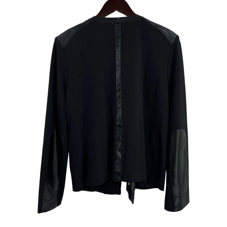 Chaqueta Moto NJDY XL Negra Tejida Elástica Cremallera Asimétrica  Foto 4 de 4