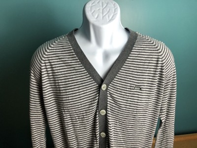 button sweatshirt cardigan