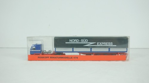 Roskopf Miniaturmodelle HO Scale Nord Sud Express Bussing Tractor Trailer Set - Picture 5 of 9