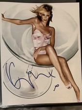 Kylie Minogue Corset Coa 8x10 Autograph Photo Tension Padam