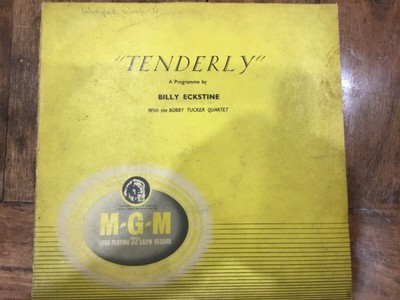 Vinyl Record Billy Eckstine Tenderly 1954 10 Mgm Label Bobby Tucker Jazz Ebay