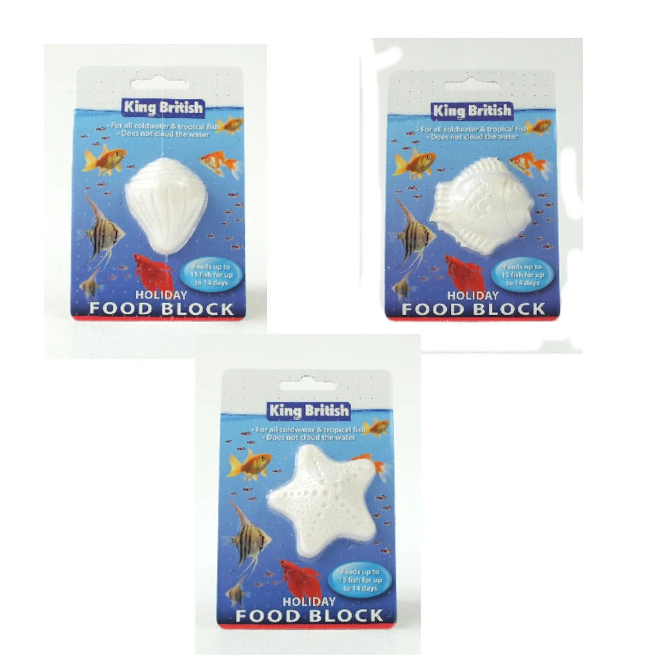 Pond/Aquarium Holiday Vacation Weekend Fish Food Block 3/7/14 Day Feeder - Image 2 of 4