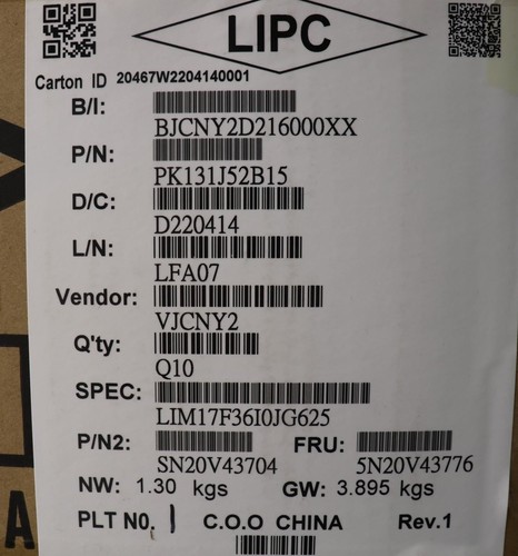 Lenovo ThinkPad P14s 1 P14s 2 T14 1 T14 2 Keyboard Italian Black 5N20V43776 - 第 3/4 張圖片