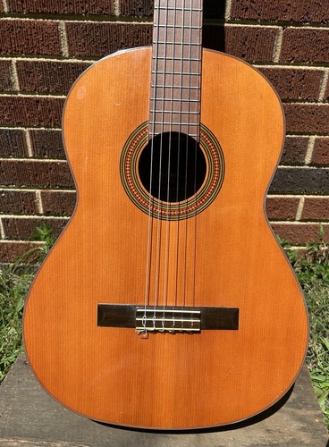 Guitarra clásica Yamaha años 60 Japón Nippon-Gakki G-50A lista para tocar - Imagen 8 de 10