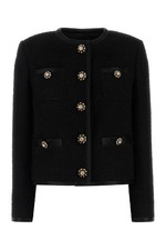 DOLCE & GABBANA Black Tweed Blazer New & Authentic