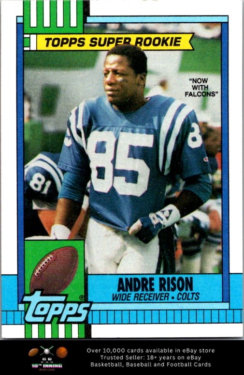 1990 Topps FOOTBALL #300b Andre Rison
