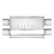 Magnaflow 11378 Muffler Dual 2.25 Inletdual 2.25 Outlet Steel Natural