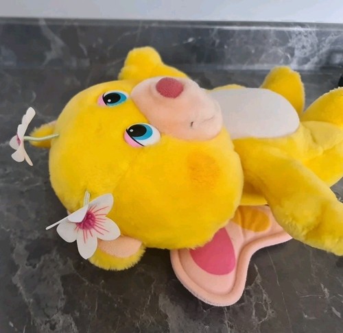"Wuzzles Butterbear 1984 vintage 12"" oso amarillo Hasbro Softies peluche Disney en muy buena condición" - Imagen 15 de 16