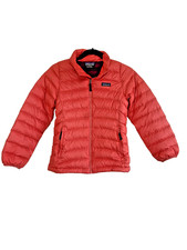 Patagonia Kids' Down Sweater Insulated Jacket Youth Red Medium 10  Read Desc