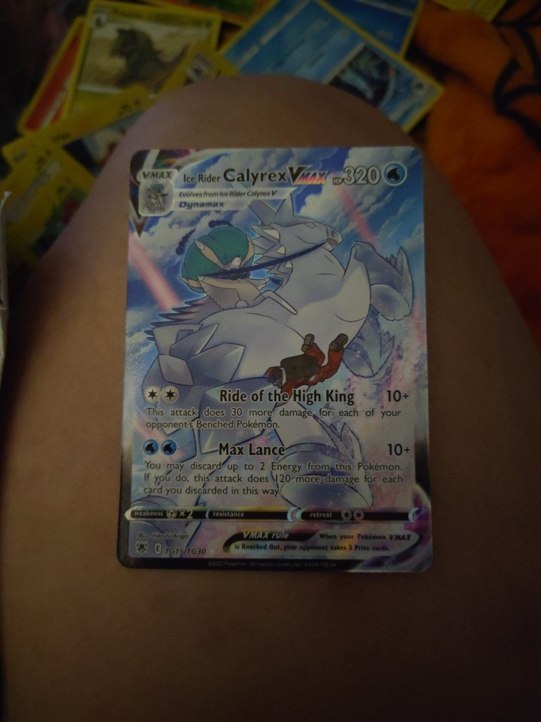 Ice Rider Calyrex VMAX TG15/TG30 Astral Radiance Ultra Rare Full Art Pokemon