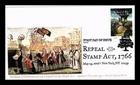 US COVER REPEAL OF STAMP ACT 1766 FIRST DAY ISSUE GG CACHET
