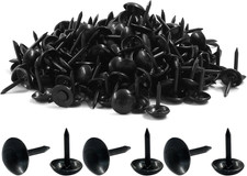 200 Pcs Black Upholstery Tacks Antique Metal Thumb Tacks Round Head Upholstery P