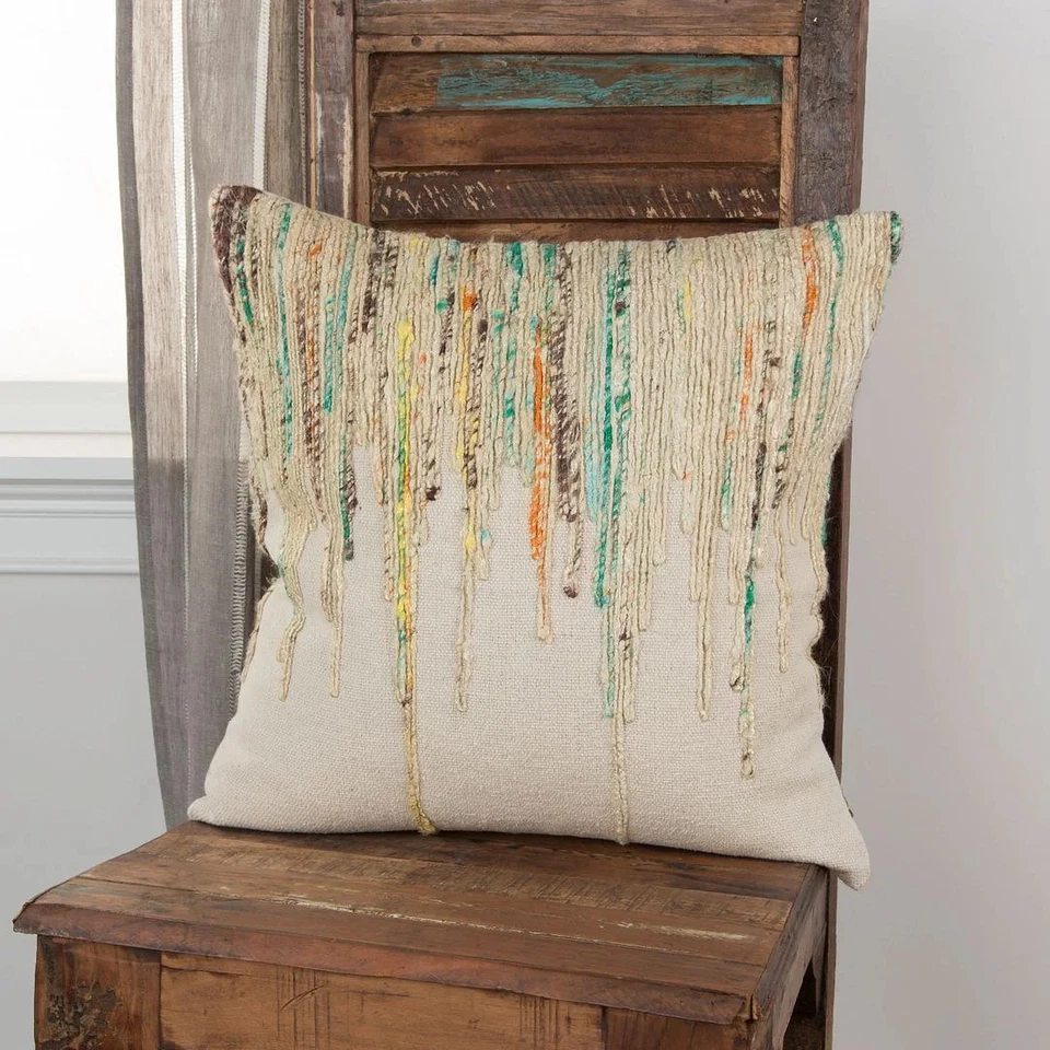 Rizzy Home Abstract Throw Pillow, 20x20 - Image 2 of 4