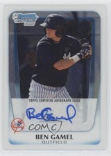2011 Bowman Chrome Prospects Auto Ben Gamel #BCP104 Auto 2x4