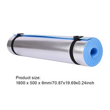 10/8/6Mm Thickened Yoga Mat EVA Exercise Pad Aluminum Membrane Fitness Exercise