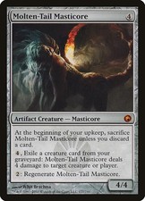 2x Molten-Tail Masticore Scars of Mirrodin LP MTG