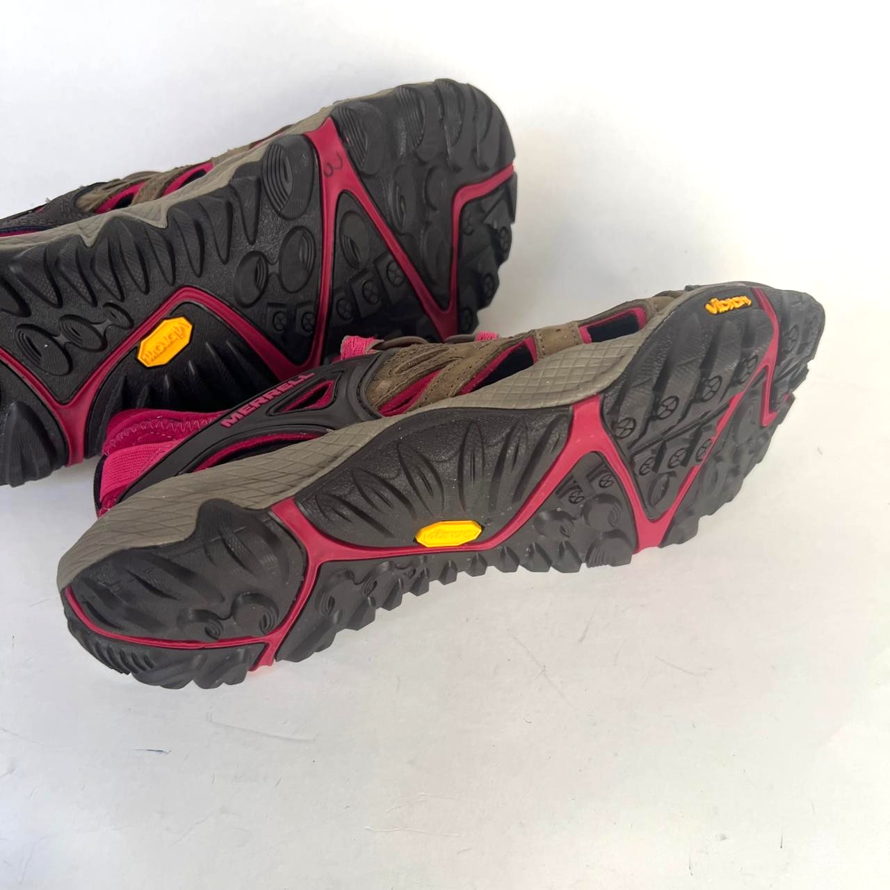 Merrell Boulder fucsia Vibram sandali da trekking acqua sneakers donna taglia 8