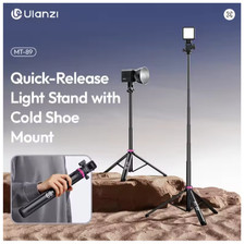 Ulanzi MT-89 2M Quick-Release Light Stand Tripod with Cold Shoe Mount