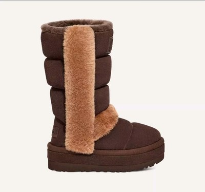 UGG Damen Stiefel Classic Chillapeak Tall Boots  Burnt Cedar  1145990 Gr.39
