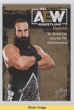 2021 Upper Deck AEW All Elite Wrestling Magazine Gold Mr Brodie Lee #95 READ 1tr