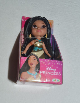 DISNEY MINI PRINCESS - PRINCESS POCAHONTAS DOLL NEW METALLIC LOOK POSEABLE