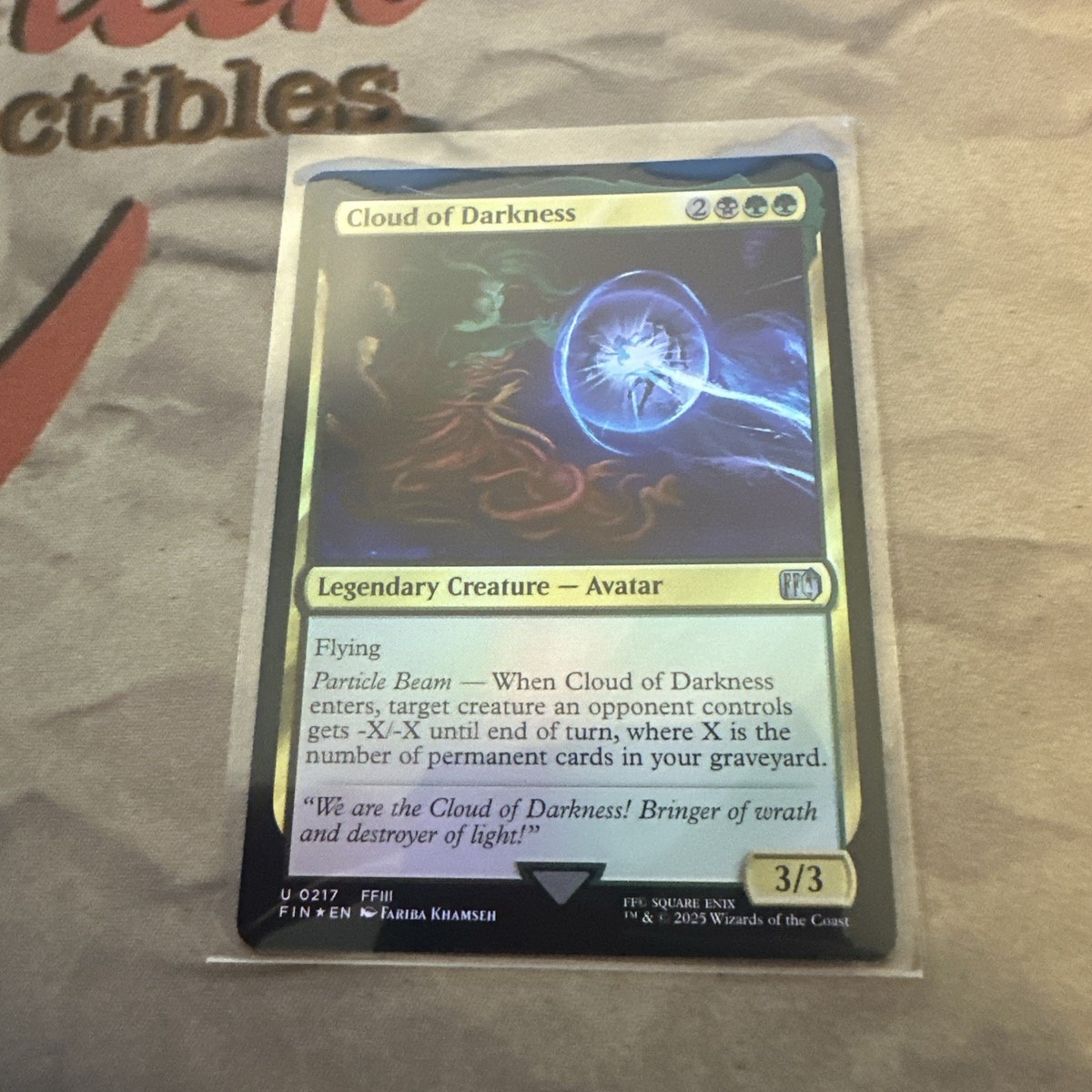 プ*x様 【Bundle】タークスの新人、イリーナ 拡張foil MTG MTG Cloud of Darkness #0217 Foil Final Fantasy Uncommon