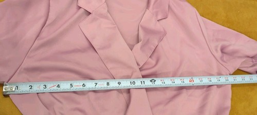 State of Day Womens Silk Touch Self-Tie Robe Mauve Orchid Purple SZ S - Picture 3 of 3