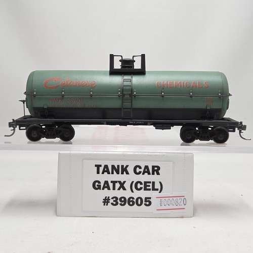 Tanque de productos químicos celanés Accurail escala HO personalizado detallado/resistente a la intemperie GATX #39605 | Zustand: Used