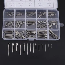 Assorted Metric A2 Stainles Steel Split Pins Split Cotter Pins Kit of 150 Pcs ?