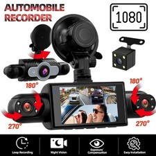 4 Kanal 360° Panorama 1080P Dashcam Nachtsicht Autokamera Parkmonitor Nachtsicht