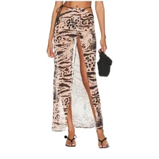 LOVEWAVE Cover Up-Skirt Women Sz S Paradiso Mesh Fairy Feminine Cottagecore Boho